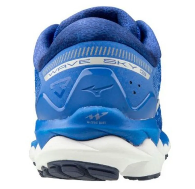 Mizuno Women's Wave Sky 3 Blue/Grey-2